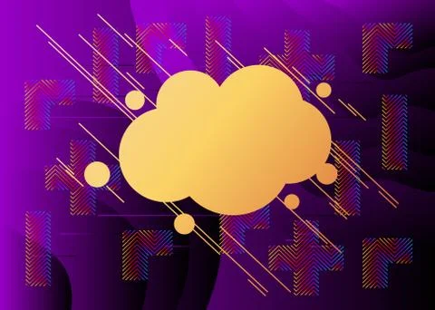 Modern flowing liquid background. Dynamical graphic elements, abstract banner Stock Illustration