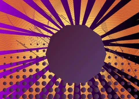 Modern flowing liquid background. Dynamical graphic elements, abstract banner イラスト素材