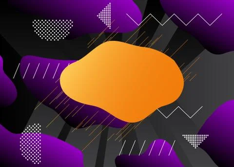 Modern flowing liquid background. Dynamical graphic elements, abstract banner Stock Illustration