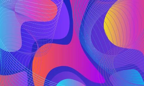 Modern fluid abstract background. Stock Illustration