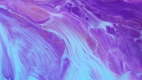 Modern fluid artwork. Abstract textures with colourful waves. Colourful Stock Footage 124984618
