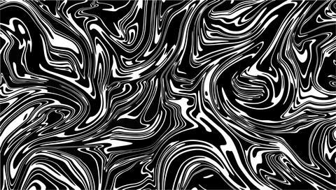Modern fluid marble background vector. Black marble liquid abstract design. Stock Illustration