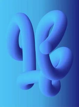 Modern fluid wavy abstract shape gradient composition for poster, banner, fly Stock Illustration