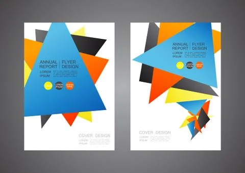 Modern flyer design Stock Illustration