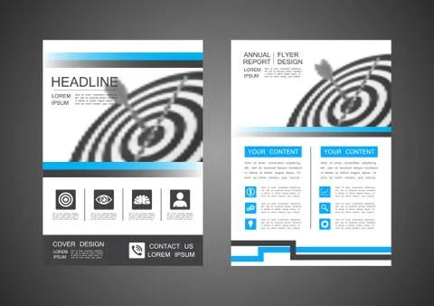 Modern flyer design Stock Illustration