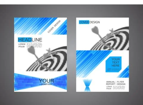 Modern flyer design Stock Illustration