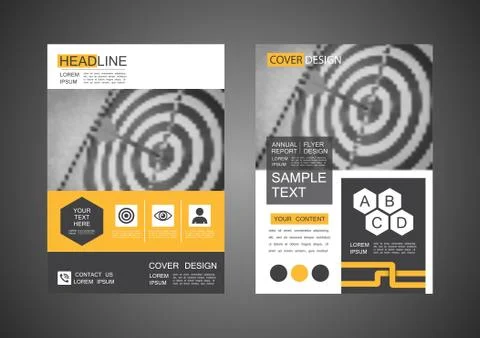 Modern flyer design 스톡 일러스트