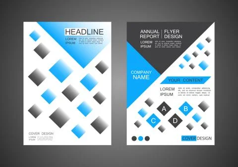 Modern flyer design Stock Illustration