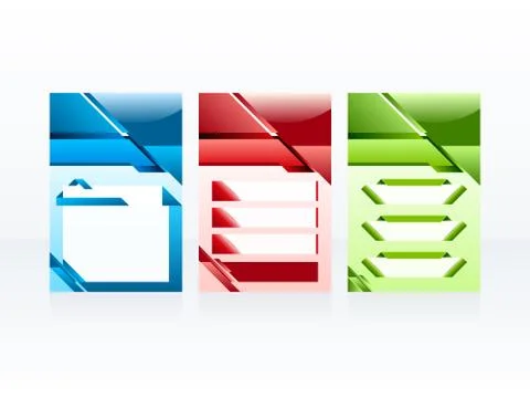 Modern flyer design Stock Illustration