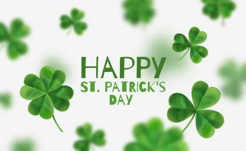 Modern flyer for St. Patrick's party. Illustrazione stock