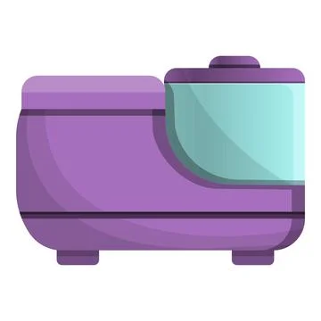 Modern food processor icon, cartoon style 스톡 일러스트