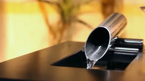 Modern Fountain Stock Footage 24672611
