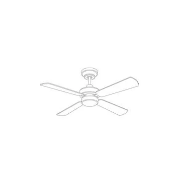 Modern four blade ceiling fan line drawing vector illustration Ilustración de archivo
