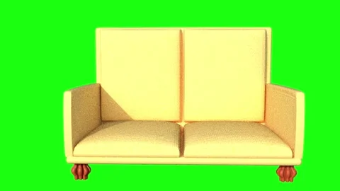 Modern Four Color Sofa Stock Footage 345426809