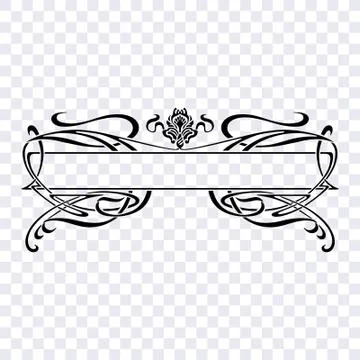 Modern frame digital stencil vector print Illustrazione stock