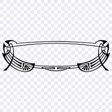 Modern frame digital stencil vector print Illustrazione stock