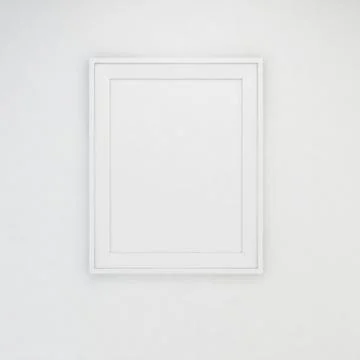Modern frame on the wall Stock Illustration