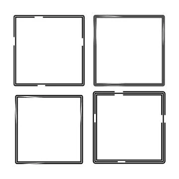 Modern frame.Abstract vector template. Stock Illustration