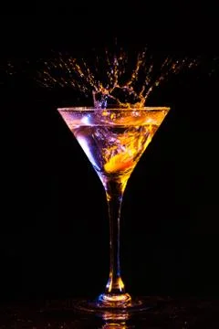 Modern fresh coctail Stock Photos