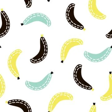Modern fruit seamless pattern. Background with pears. Great for kids fabric.. Stock Illustration