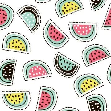 Modern fruit seamless pattern. Background with pears. Great for kids fabric.. Stock Illustration