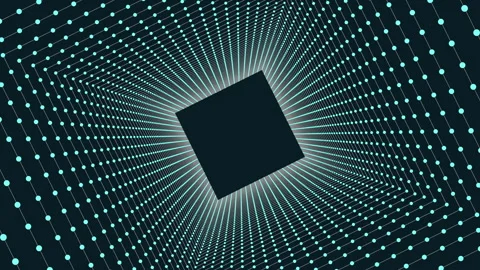 Modern futuristic checkered pattern on blue background 스톡 동영상 279598671