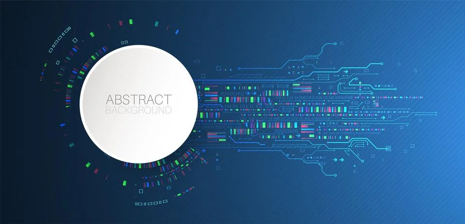 Modern futuristic, engineering, science, technology vector background. Stockillustratie