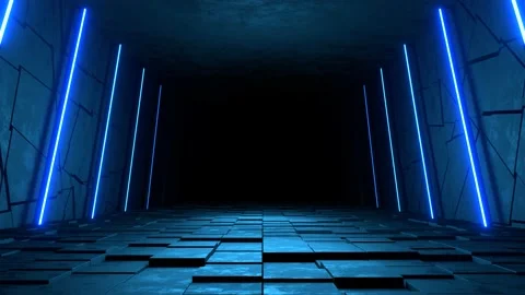 Modern futuristic sci-fi background video loop Stock Footage 189742076
