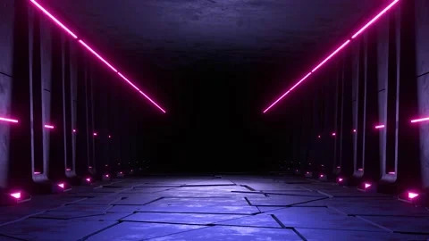 Modern futuristic sci-fi background video loop Stock Footage 189742511