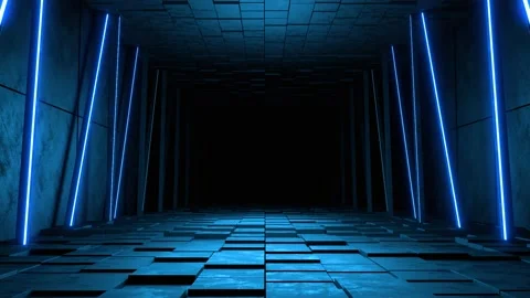 Modern futuristic sci-fi background video loop Stock Footage 189742577