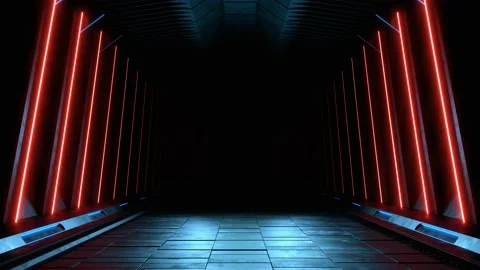 Modern futuristic sci-fi background video loop Stock Footage 189743378