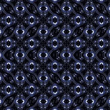 Modern Futuristic Seamless Pattern Digital art technique futuristic style ... Stock Photos