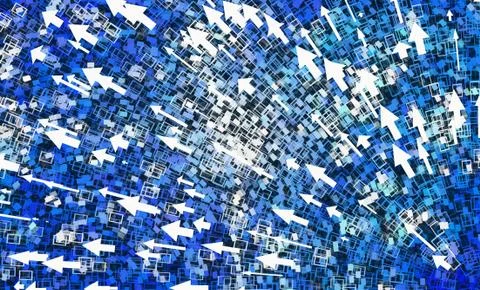 Modern futuristic technology background Stock Illustration