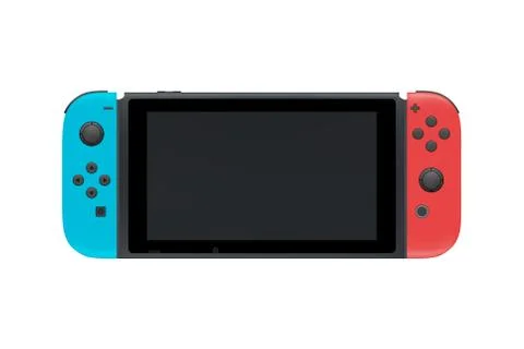 Modern game console vector illustration. Stock Illustration