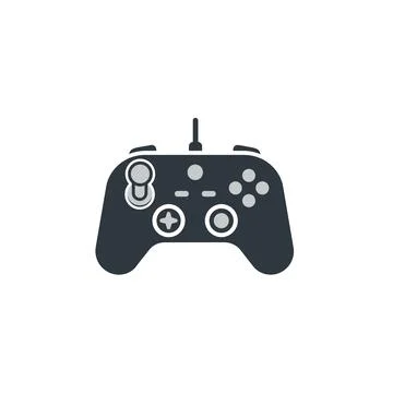 Modern game controller icon vector graphic 스톡 일러스트