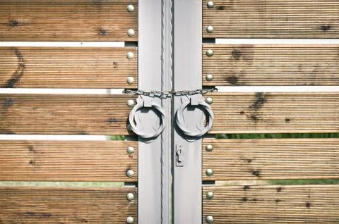 Modern gate Stock Photos