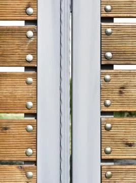 Modern gate Stock Photos