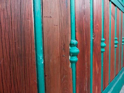 Modern gate Stockfoto's