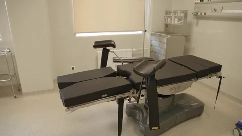 Modern genecological chair  Stock Footage 82211465