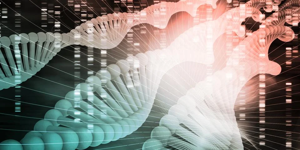 Modern Genetics Stock Illustration