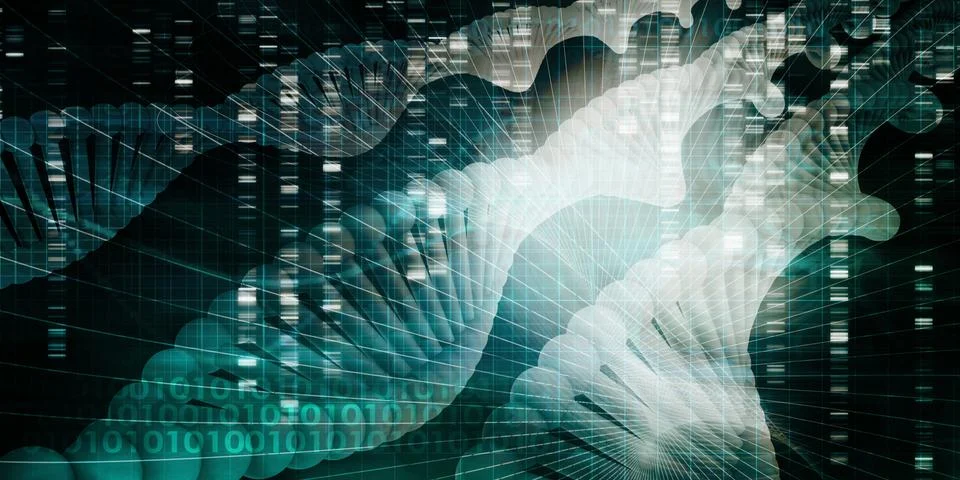 Modern Genetics Stock Illustration