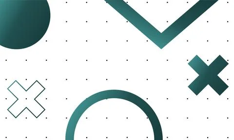 Modern geometric abstract background - circles. Business or technology Stock Illustration