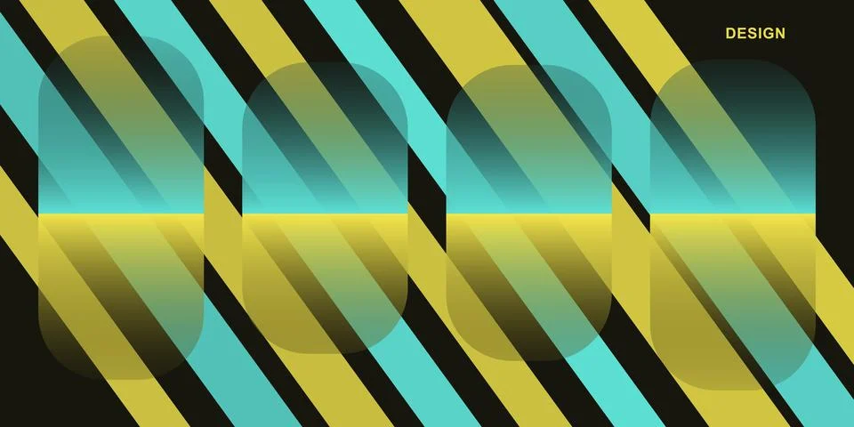 Modern geometric abstract background design Stock Illustration