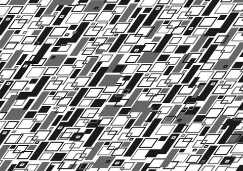 Modern geometric abstract background. Dynamic geometric shapes compositions. Stock Illustration