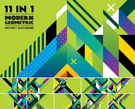 Modern geometric abstract background Stock Illustration