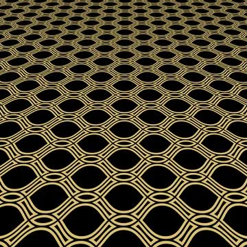 Modern Geometric Abstract Pattern With Perspective Stock Illustration