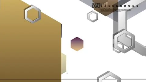 Modern geometric abstract vector templates stone and brick color compositions Stock Illustration