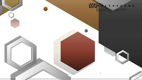 Modern geometric abstract vector templates stone and brick color compositions Illustrazione stock