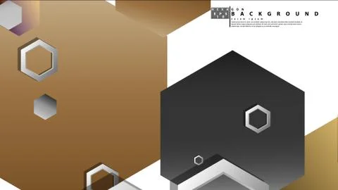 Modern geometric abstract vector templates stone and brick color compositions Illustrazione stock