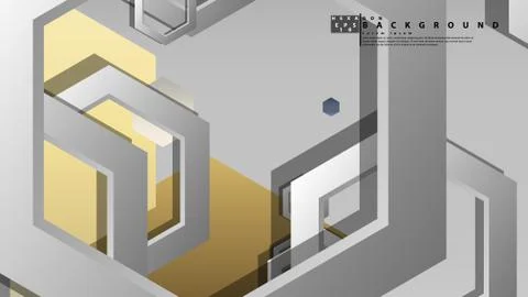 Modern geometric abstract vector templates stone and brick color compositions Illustrazione stock